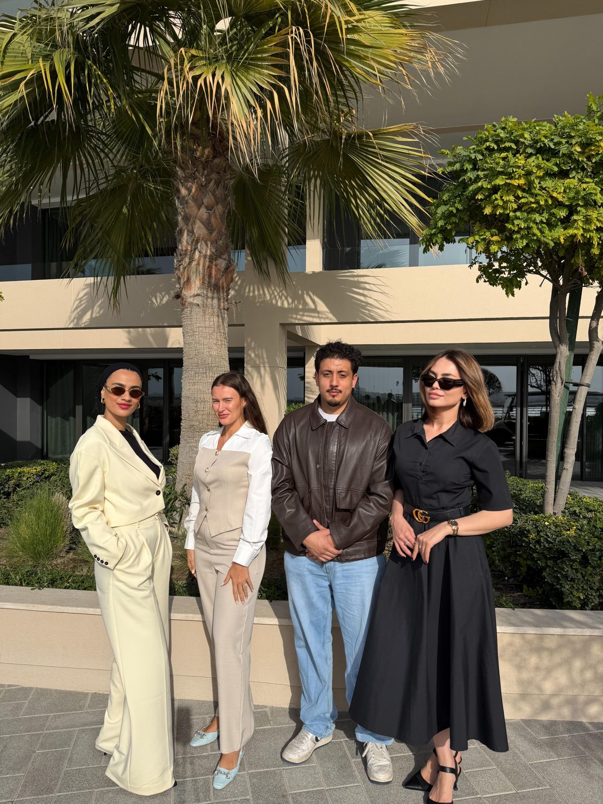 The Glory team outdoors in Bahrain